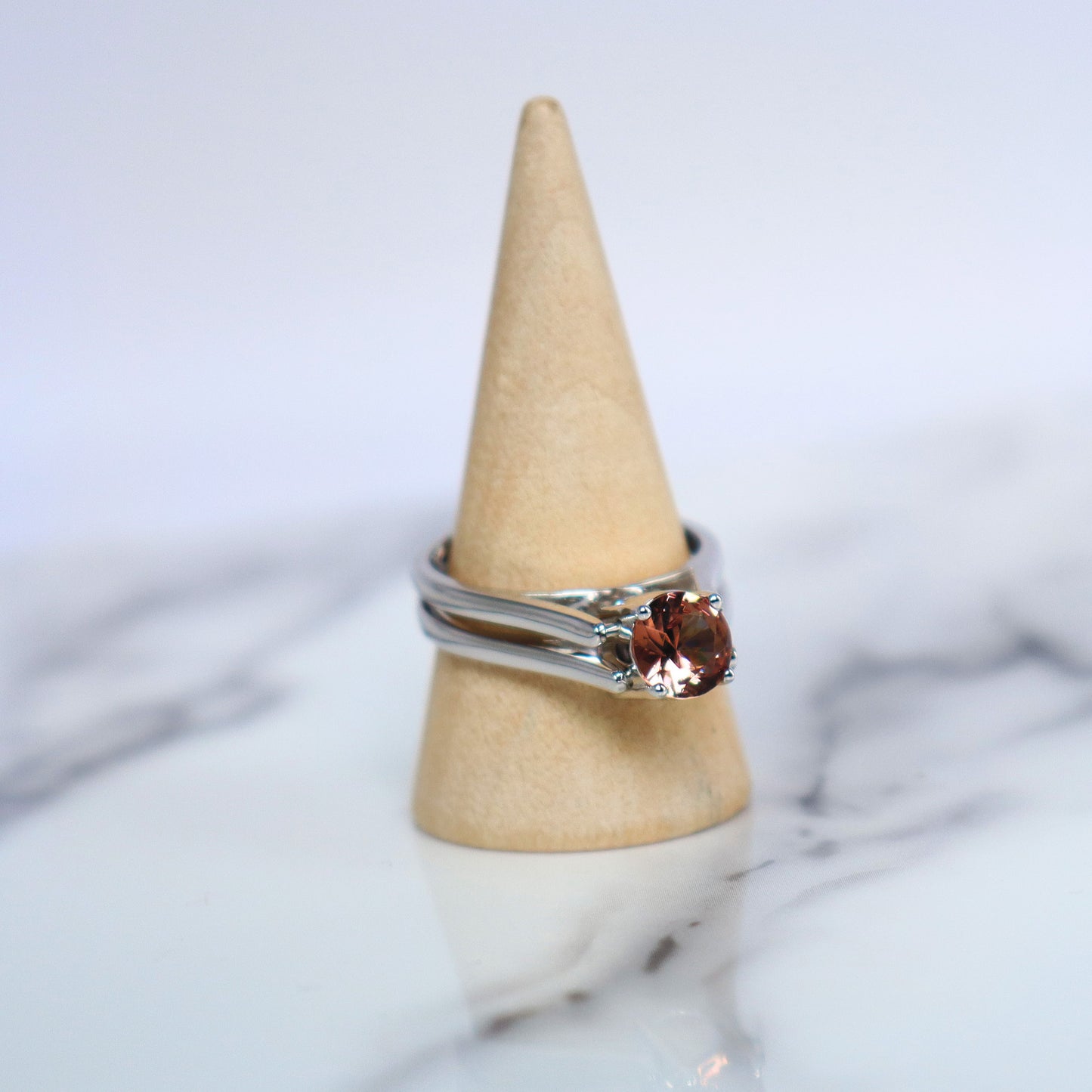 Zultanite and Zircon Flip Ring - Stone size: Medium