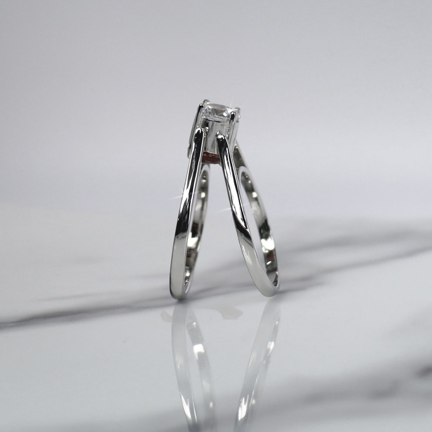 Zultanite and Zircon Flip Ring - Stone size: Medium