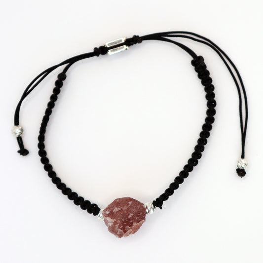 Strawberry Quartz - Everyday Elegance Bracelet