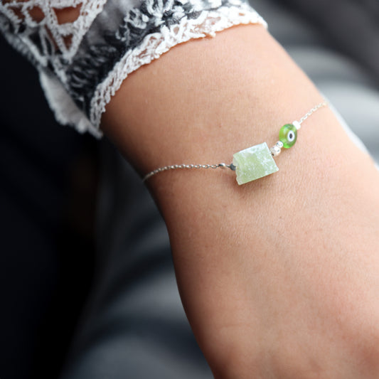Prehnite - Evil Eye Charm